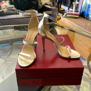 Tamara Melon Gold High Heels